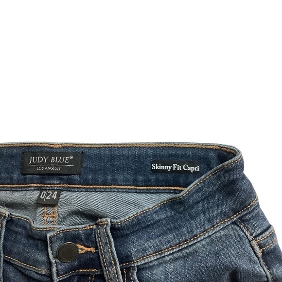 Judy Blue Skinny Fit Capri Size 24 - Picture 3 of 8